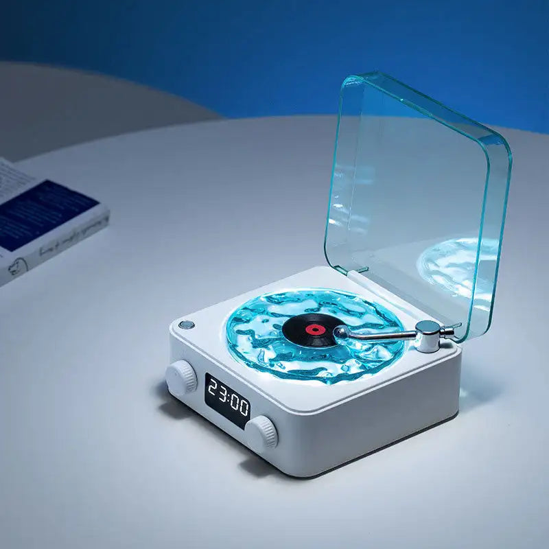 Multi-Function Retro Record Player Styled Natural Sleep Aid Sound Bluetooth Stereo the Waves Vinyl Player Droshipping