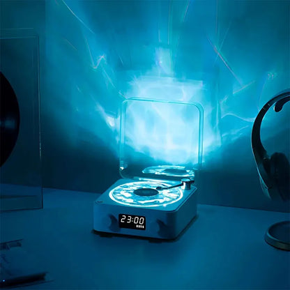 Multi-Function Retro Record Player Styled Natural Sleep Aid Sound Bluetooth Stereo the Waves Vinyl Player Droshipping